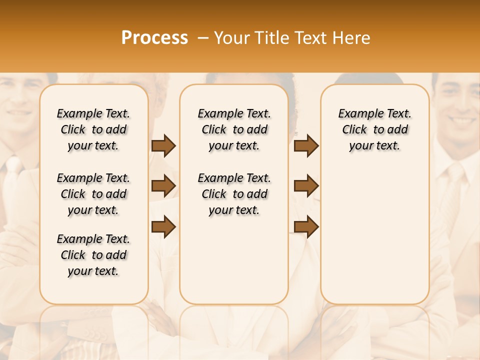 A Group Of People Standing Next To Each Other PowerPoint Template