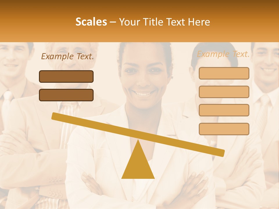 A Group Of People Standing Next To Each Other PowerPoint Template