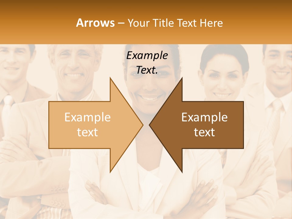 A Group Of People Standing Next To Each Other PowerPoint Template