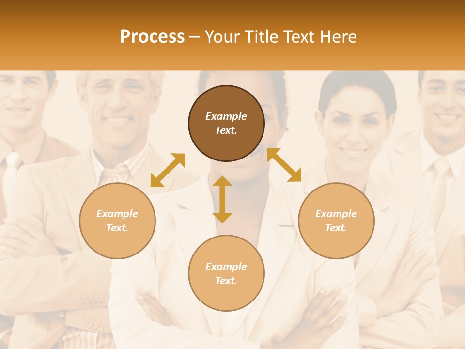 A Group Of People Standing Next To Each Other PowerPoint Template