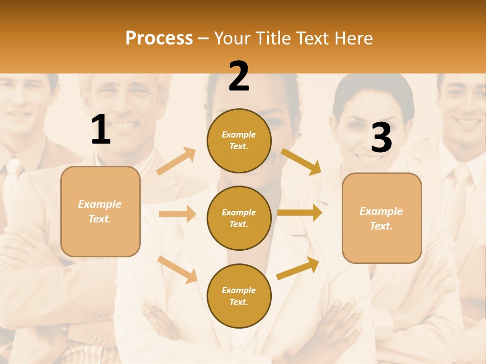 A Group Of People Standing Next To Each Other PowerPoint Template