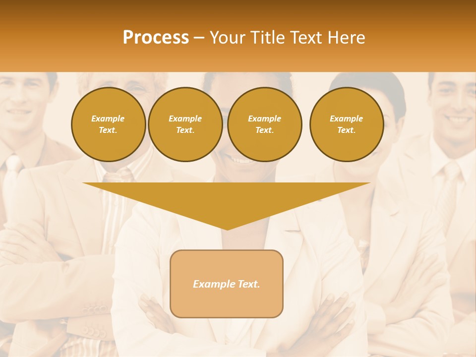 A Group Of People Standing Next To Each Other PowerPoint Template