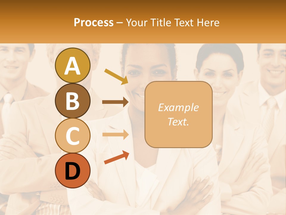 A Group Of People Standing Next To Each Other PowerPoint Template