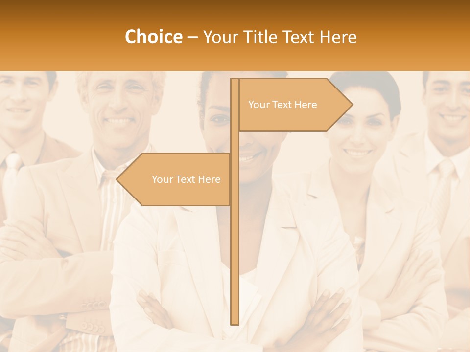 A Group Of People Standing Next To Each Other PowerPoint Template