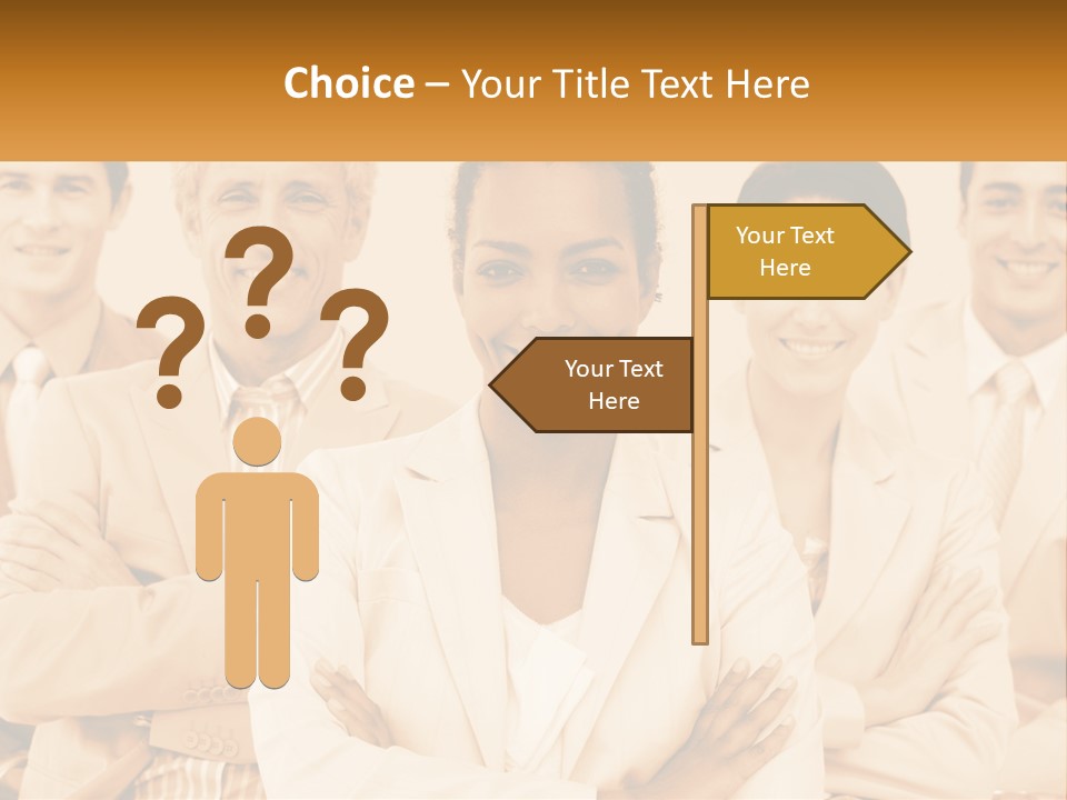 A Group Of People Standing Next To Each Other PowerPoint Template