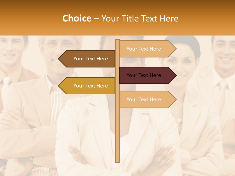 A Group Of People Standing Next To Each Other PowerPoint Template