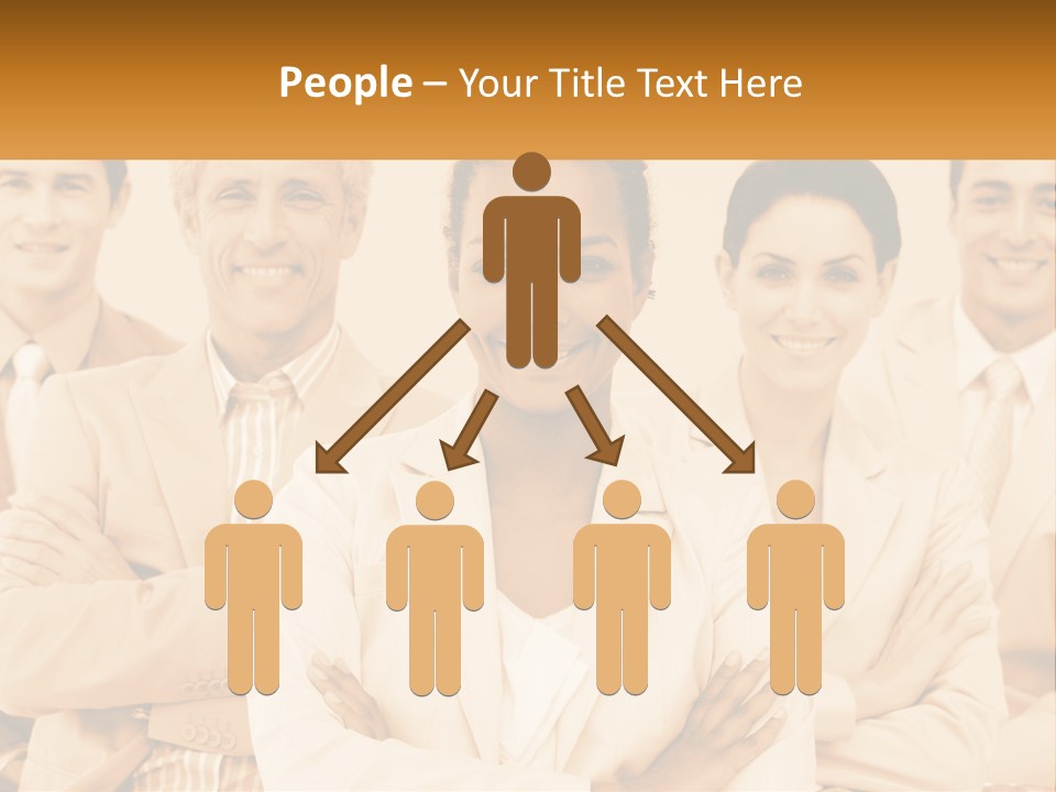 A Group Of People Standing Next To Each Other PowerPoint Template