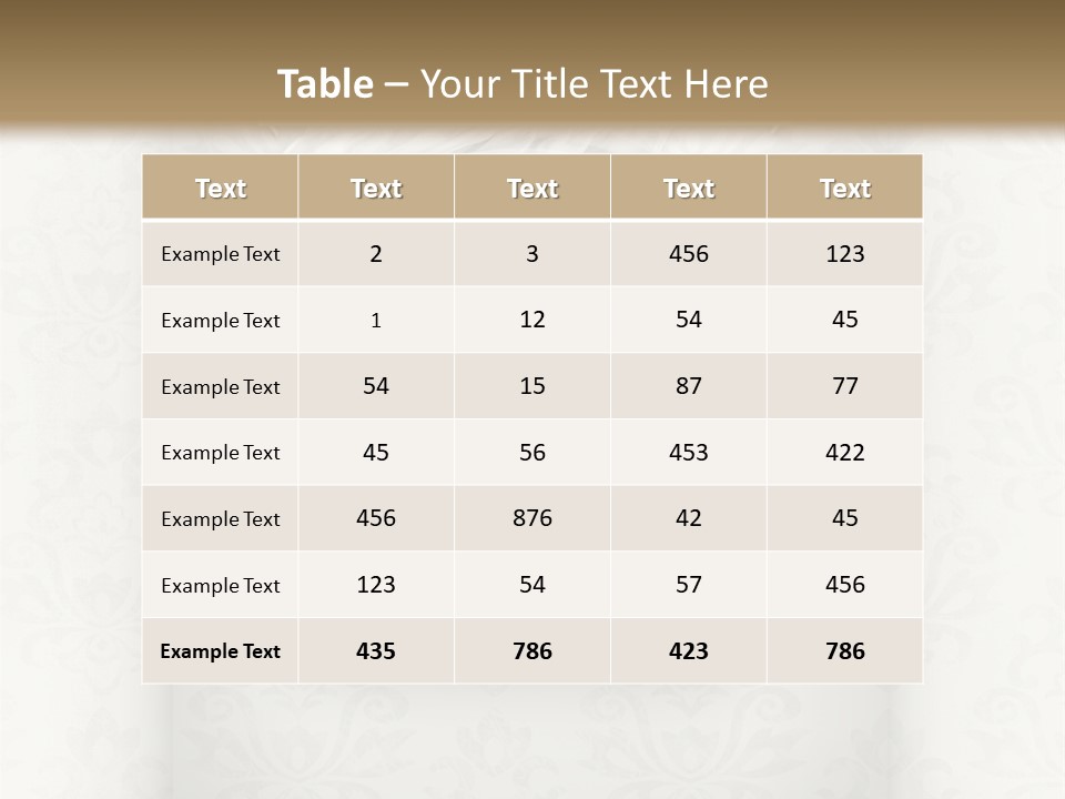 An Open Window With A View Of A Garden PowerPoint Template