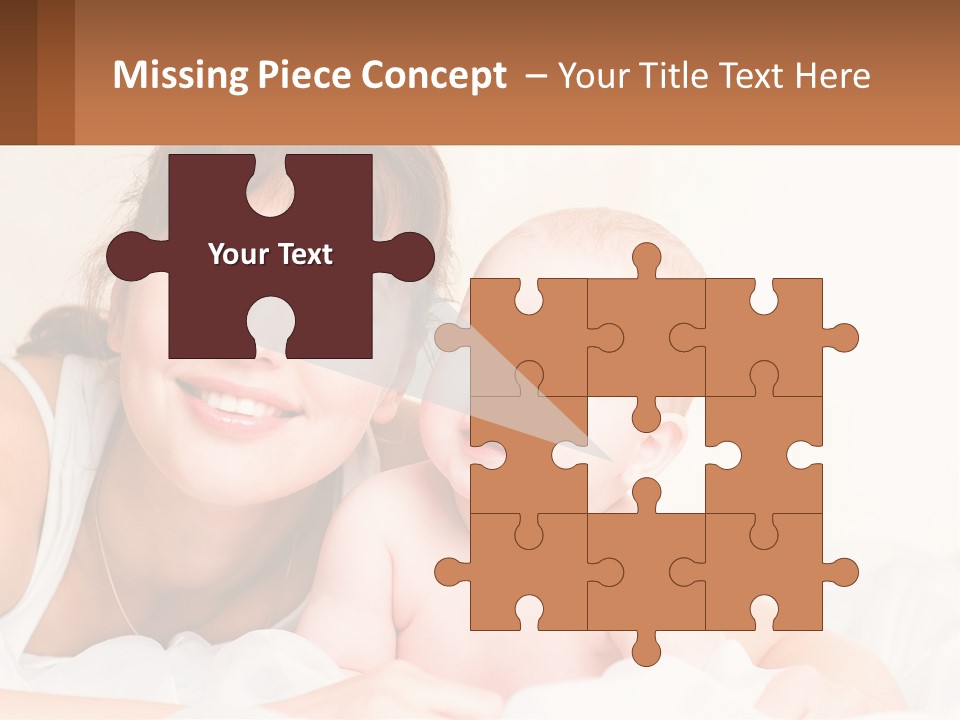 A Woman Holding A Baby In Her Arms PowerPoint Template