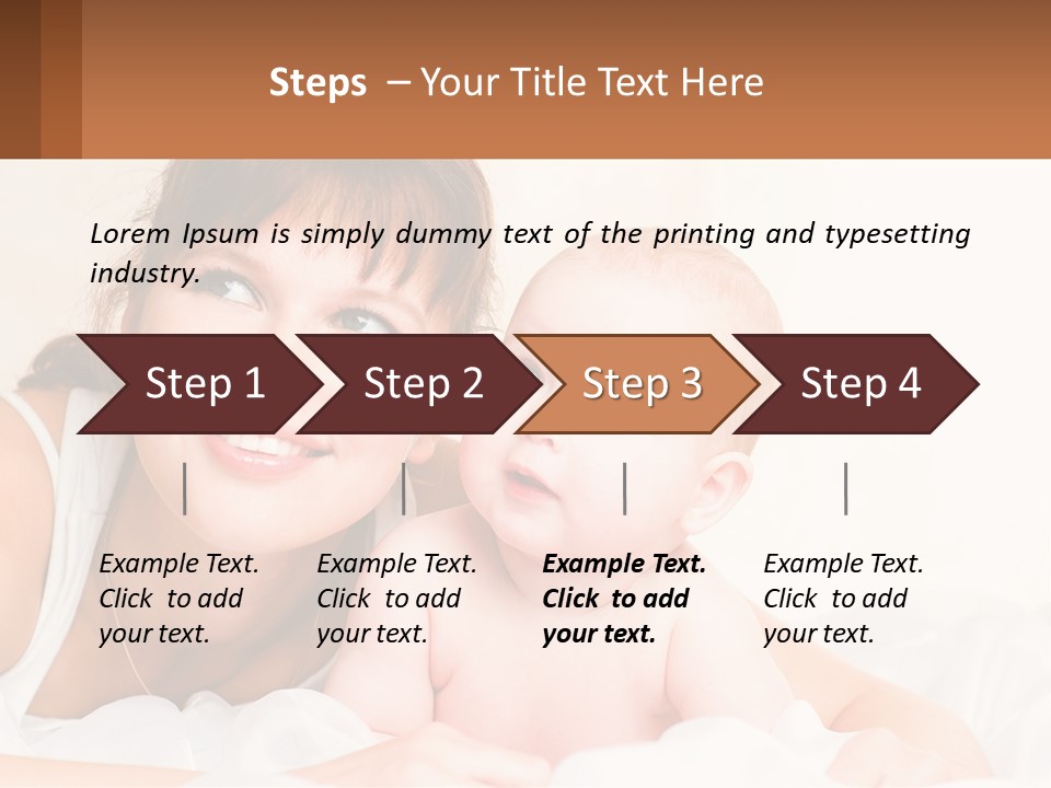 A Woman Holding A Baby In Her Arms PowerPoint Template