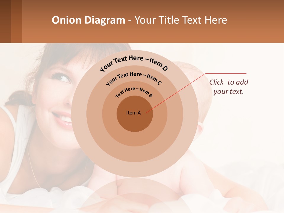 A Woman Holding A Baby In Her Arms PowerPoint Template