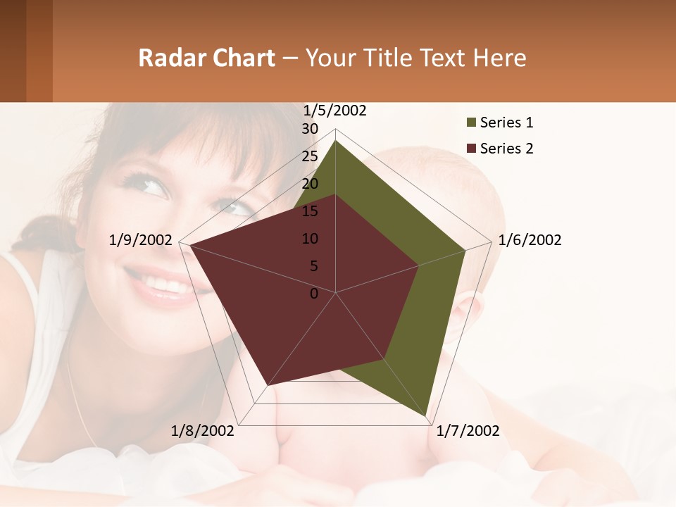 A Woman Holding A Baby In Her Arms PowerPoint Template