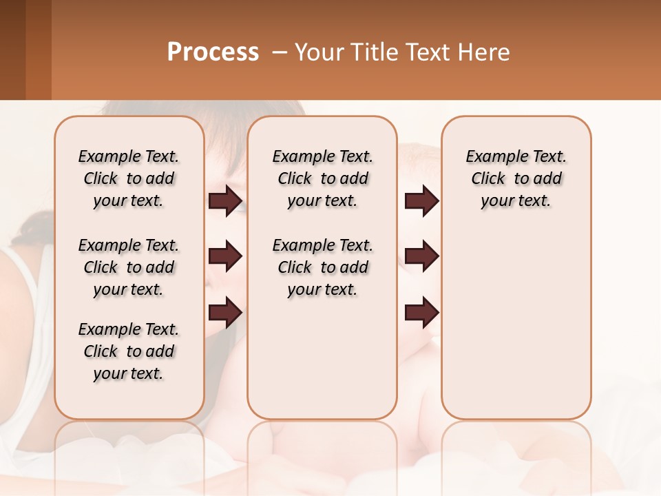 A Woman Holding A Baby In Her Arms PowerPoint Template