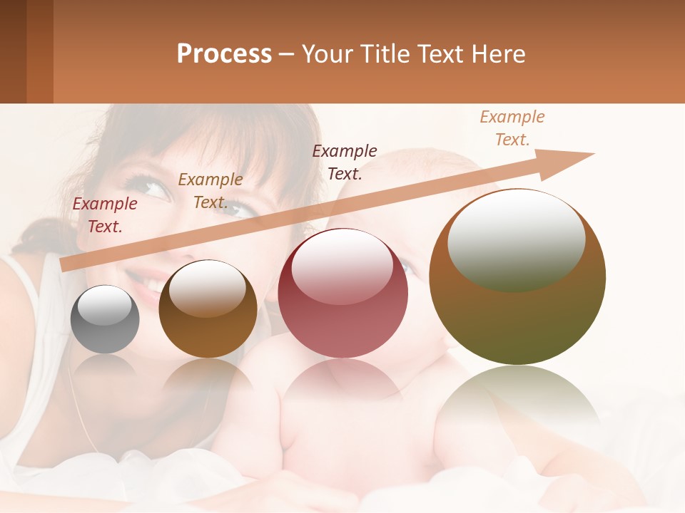 A Woman Holding A Baby In Her Arms PowerPoint Template