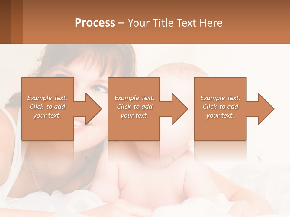 A Woman Holding A Baby In Her Arms PowerPoint Template