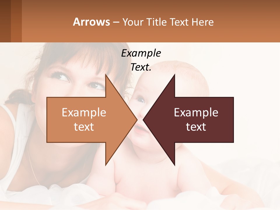 A Woman Holding A Baby In Her Arms PowerPoint Template