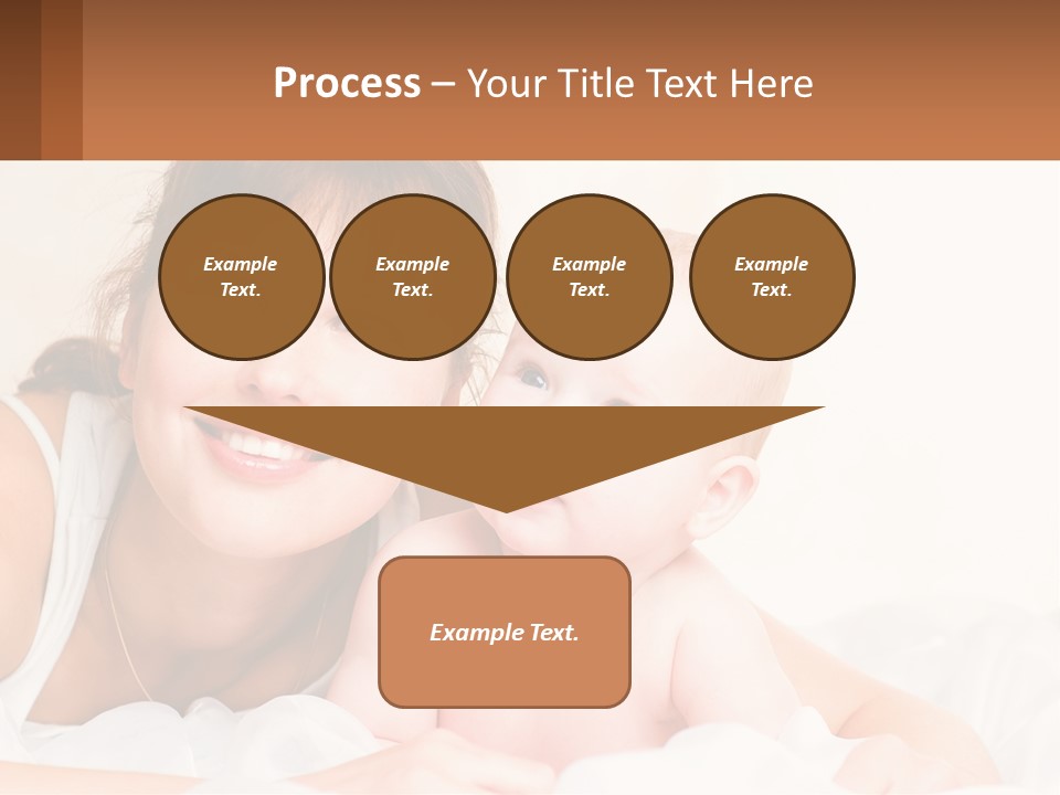 A Woman Holding A Baby In Her Arms PowerPoint Template