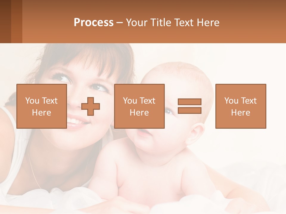 A Woman Holding A Baby In Her Arms PowerPoint Template