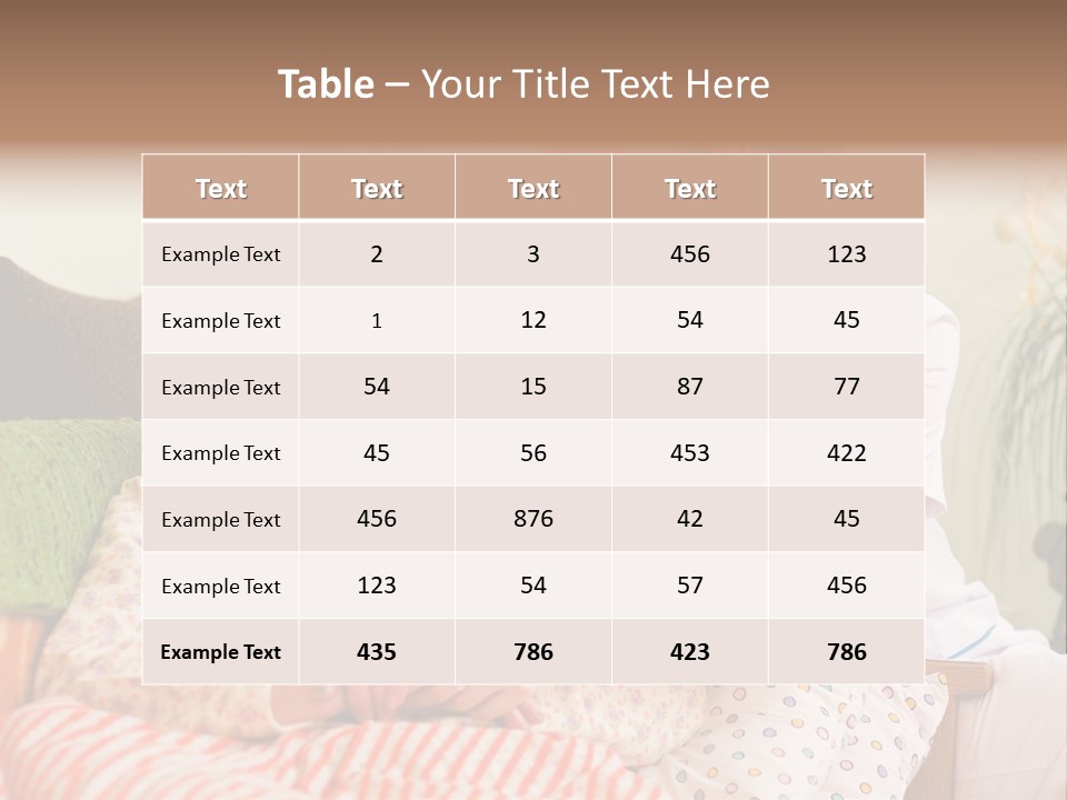 A Woman In A Hospital Bed With A Nurse PowerPoint Template