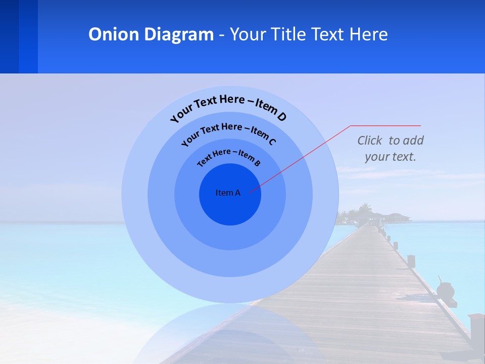 A Pier Leading Into The Ocean With A Boat In The Distance PowerPoint Template