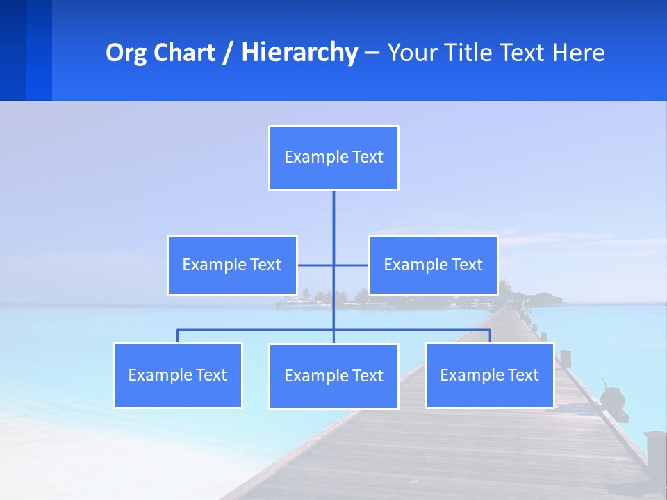 A Pier Leading Into The Ocean With A Boat In The Distance PowerPoint Template
