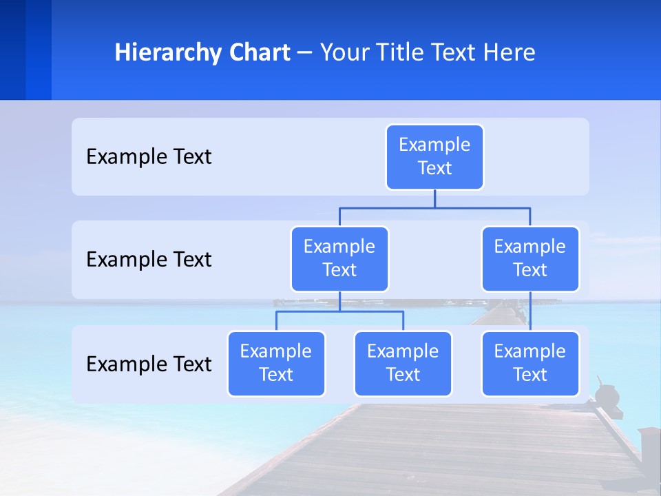 A Pier Leading Into The Ocean With A Boat In The Distance PowerPoint Template