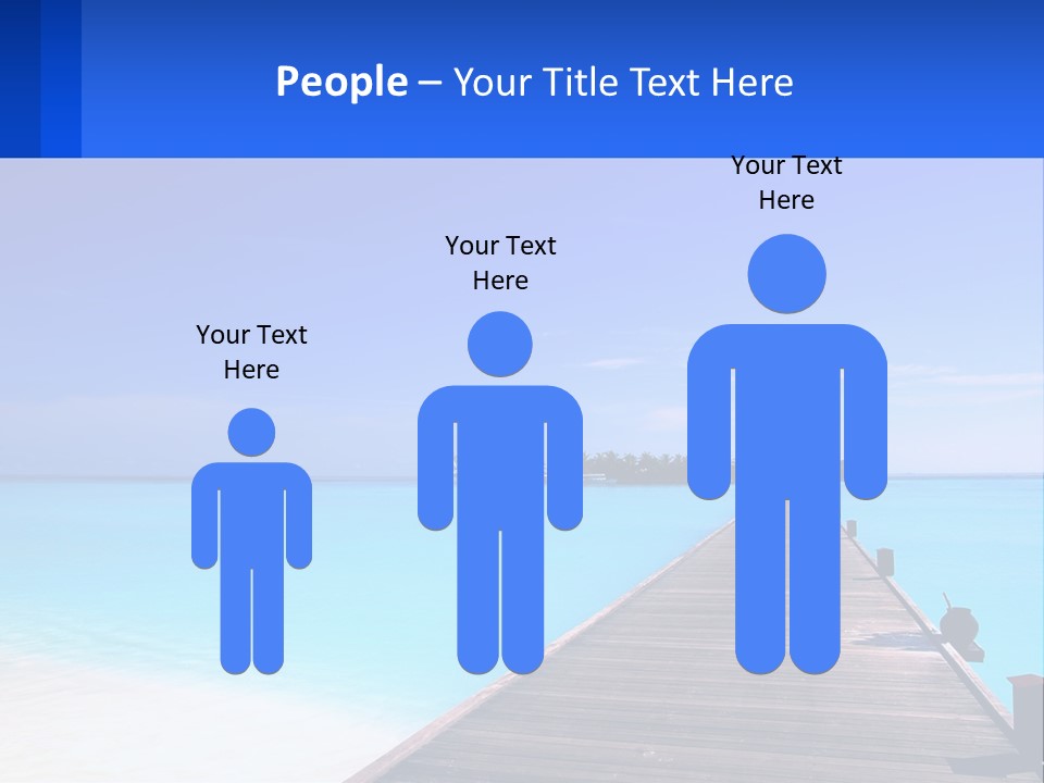 A Pier Leading Into The Ocean With A Boat In The Distance PowerPoint Template