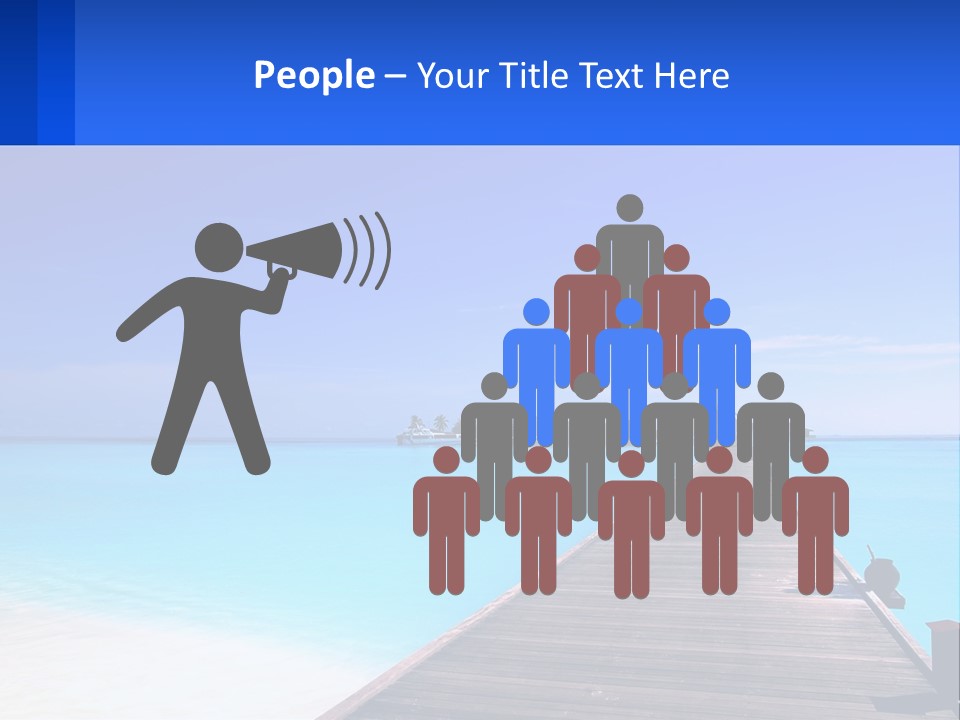 A Pier Leading Into The Ocean With A Boat In The Distance PowerPoint Template