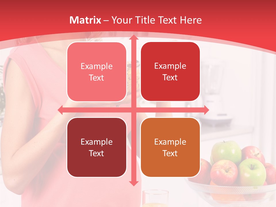 A Pregnant Woman Eating A Bowl Of Cereal Powerpoint Template PowerPoint Template