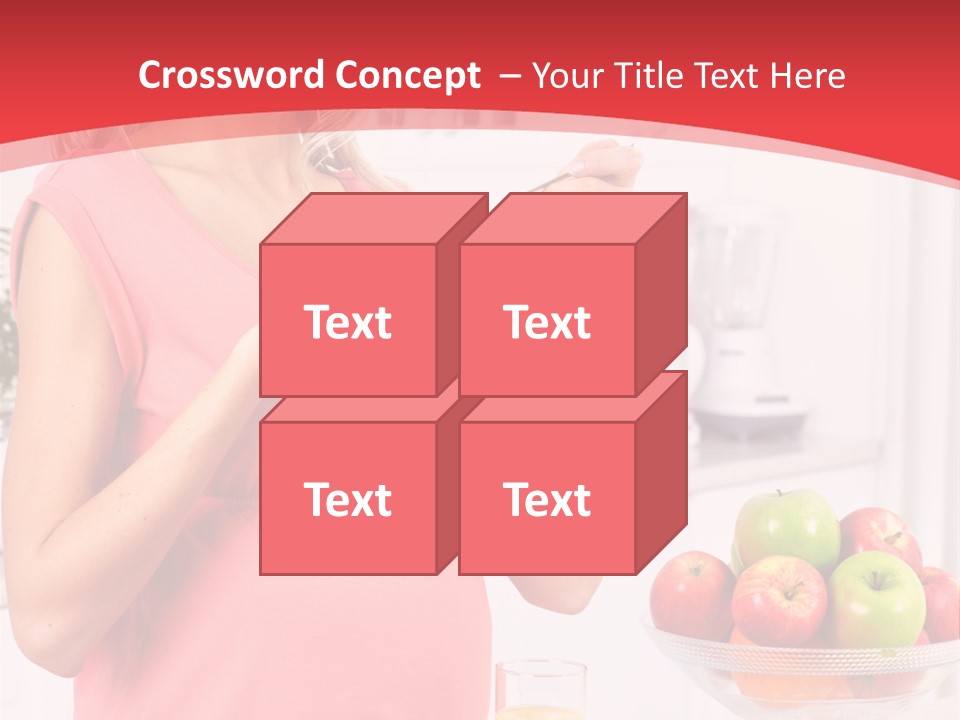 A Pregnant Woman Eating A Bowl Of Cereal Powerpoint Template PowerPoint Template