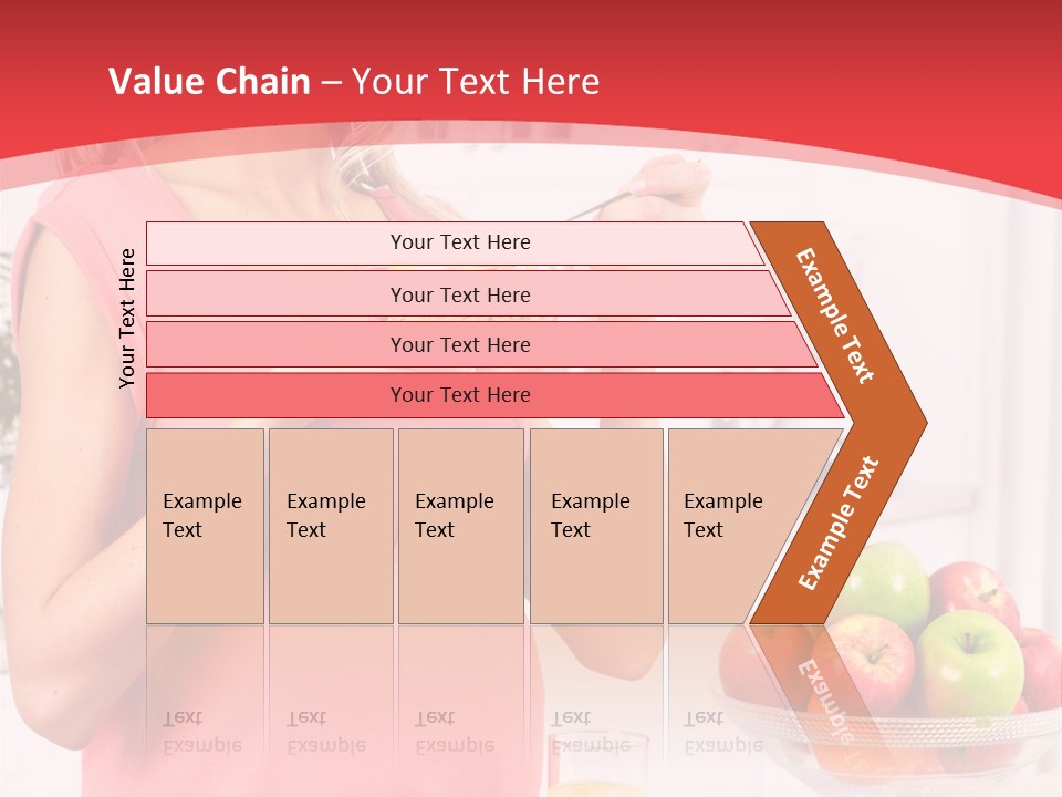 A Pregnant Woman Eating A Bowl Of Cereal Powerpoint Template PowerPoint Template