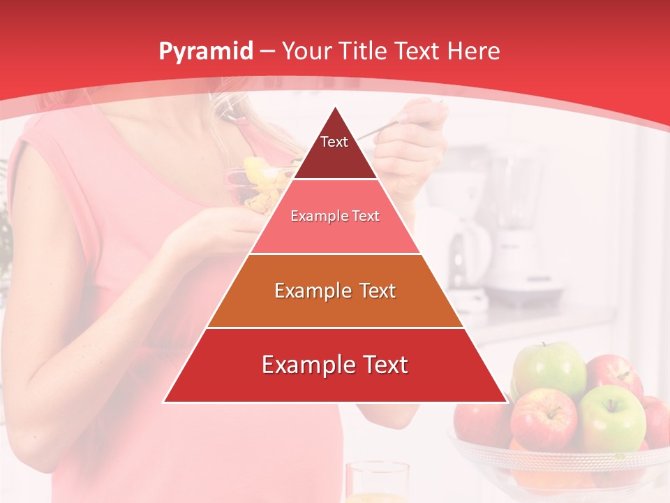 A Pregnant Woman Eating A Bowl Of Cereal Powerpoint Template PowerPoint Template