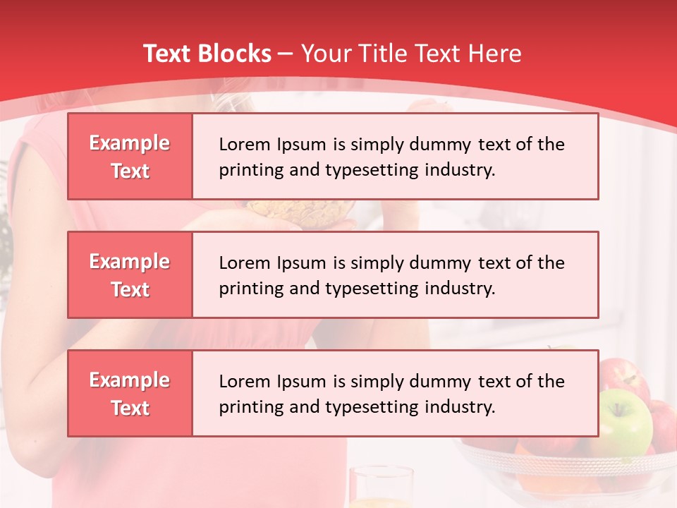 A Pregnant Woman Eating A Bowl Of Cereal Powerpoint Template PowerPoint Template