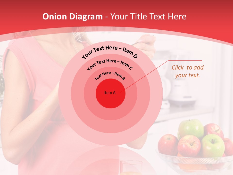 A Pregnant Woman Eating A Bowl Of Cereal Powerpoint Template PowerPoint Template