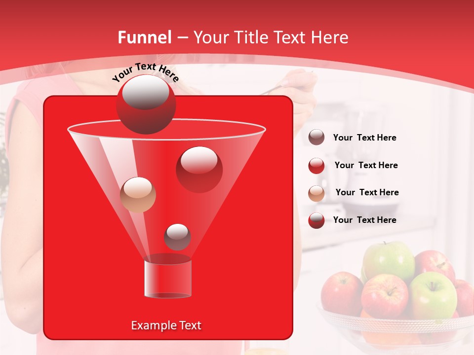 A Pregnant Woman Eating A Bowl Of Cereal Powerpoint Template PowerPoint Template