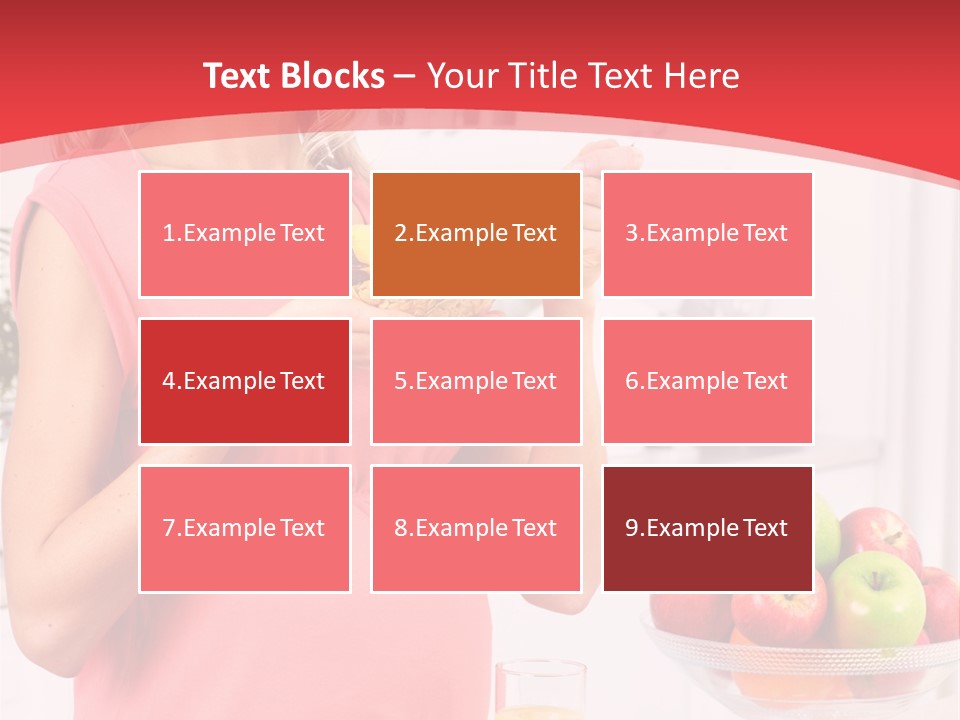 A Pregnant Woman Eating A Bowl Of Cereal Powerpoint Template PowerPoint Template