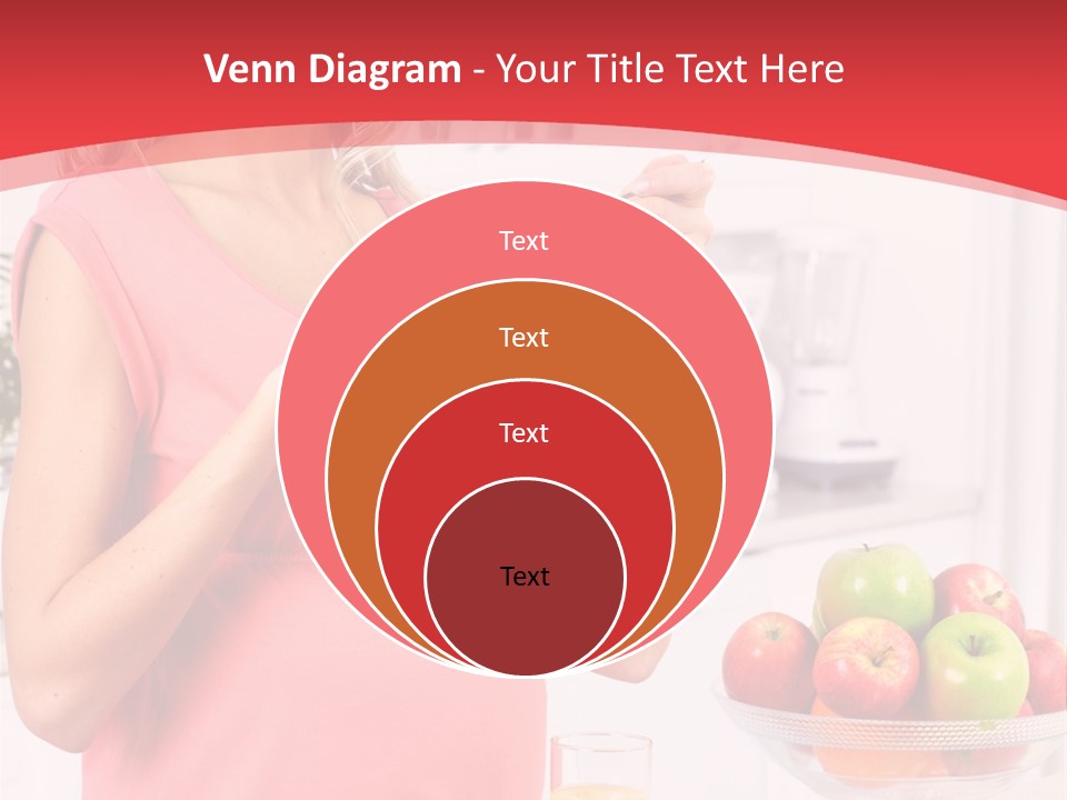 A Pregnant Woman Eating A Bowl Of Cereal Powerpoint Template PowerPoint Template