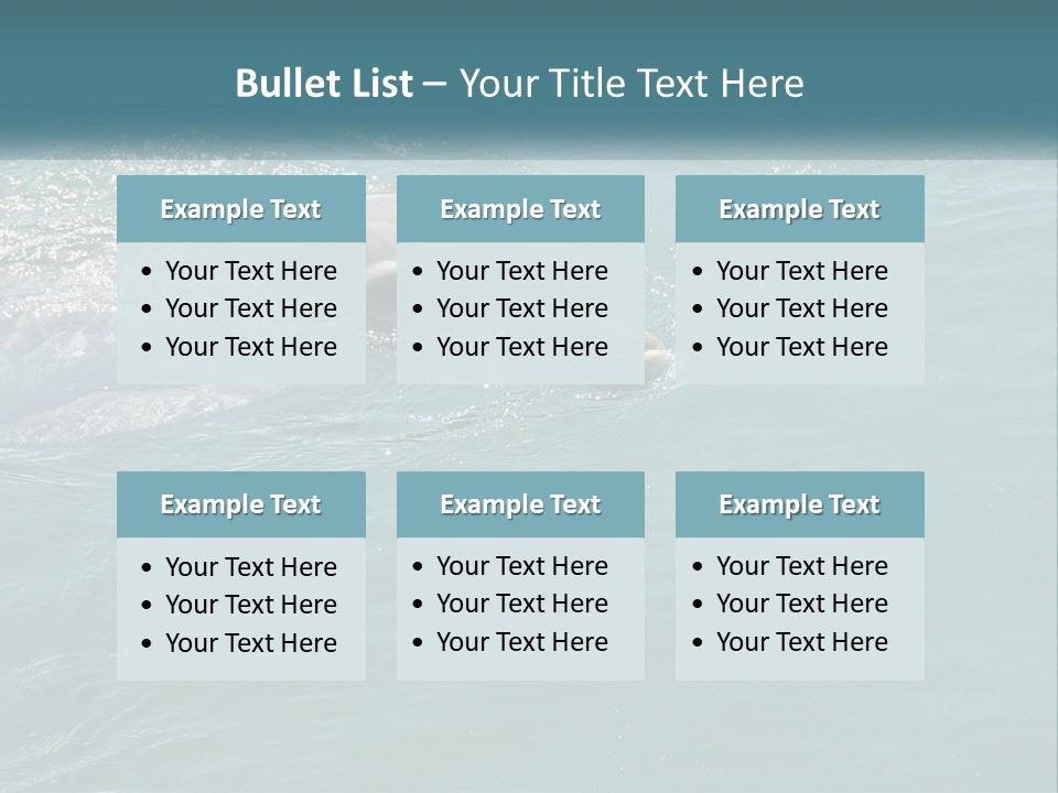 A Dolphin Swimming In The Water With A Ball In Its Mouth PowerPoint Template