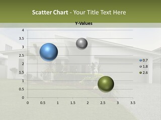 A House With A Green Lawn In Front Of It PowerPoint Template