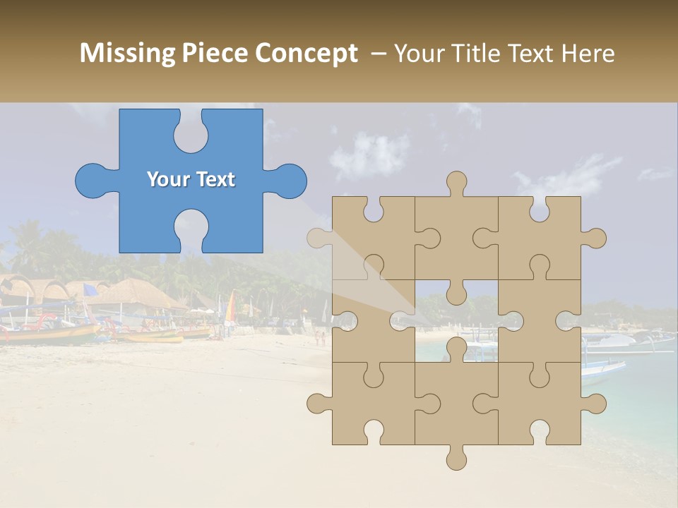 A Group Of Boats Sitting On Top Of A Sandy Beach PowerPoint Template