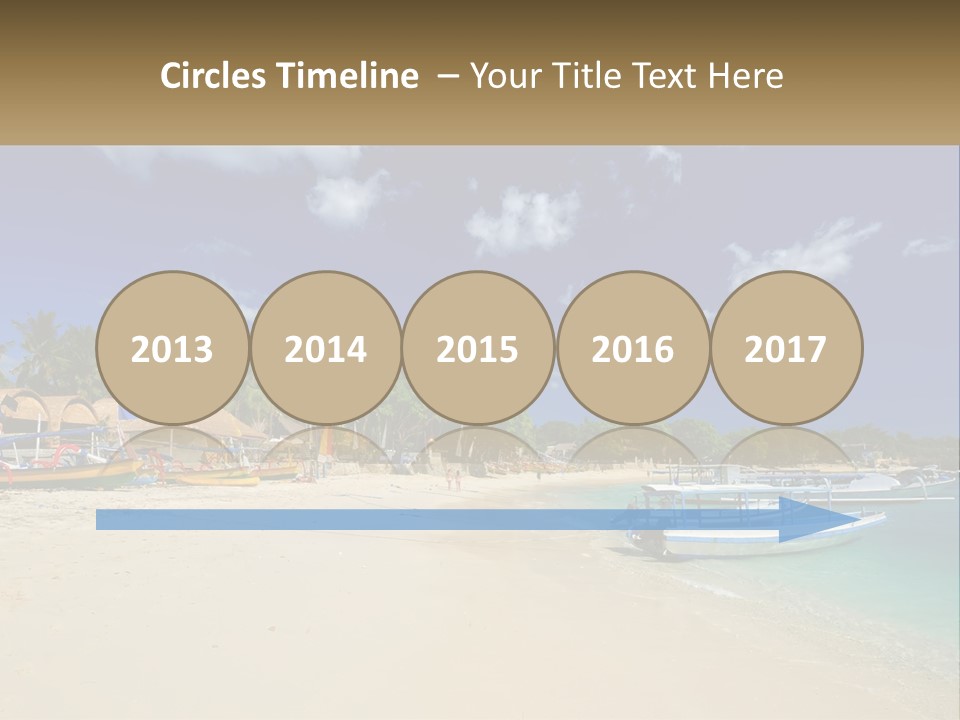 A Group Of Boats Sitting On Top Of A Sandy Beach PowerPoint Template