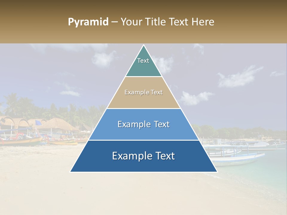 A Group Of Boats Sitting On Top Of A Sandy Beach PowerPoint Template