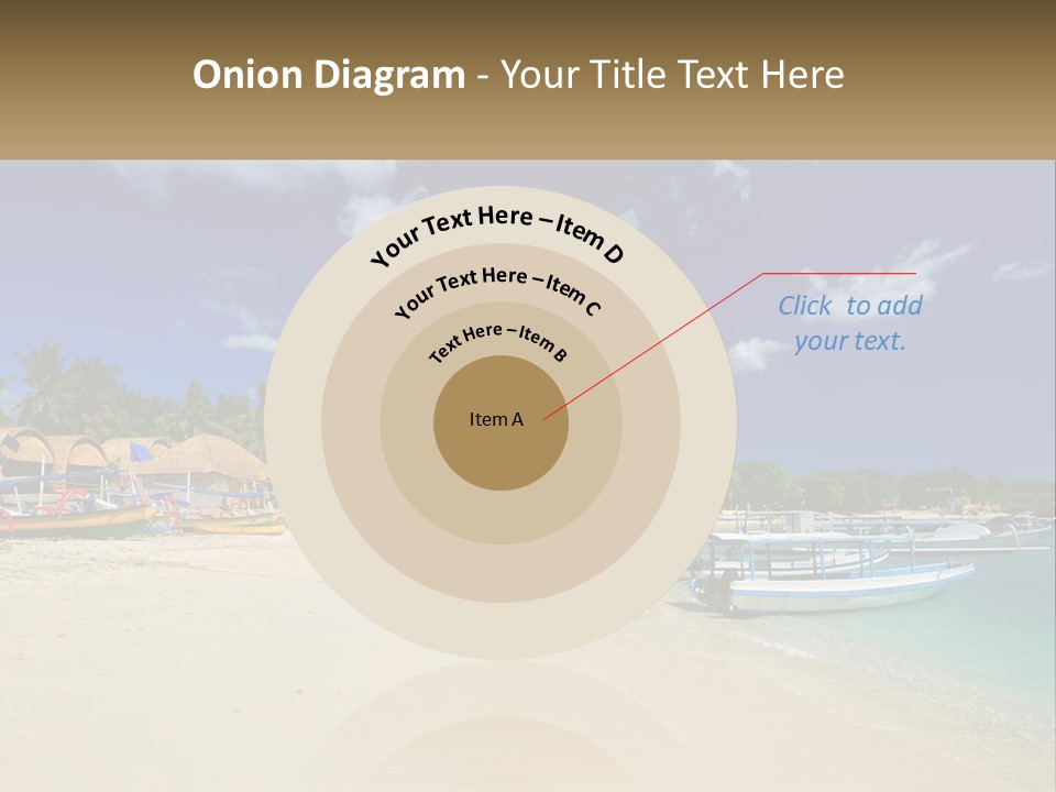 A Group Of Boats Sitting On Top Of A Sandy Beach PowerPoint Template