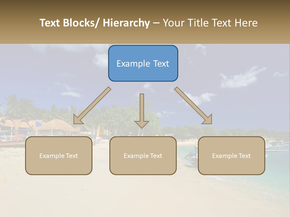 A Group Of Boats Sitting On Top Of A Sandy Beach PowerPoint Template