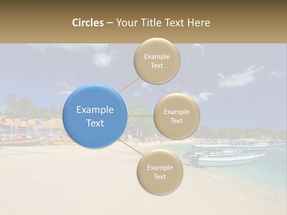 A Group Of Boats Sitting On Top Of A Sandy Beach PowerPoint Template