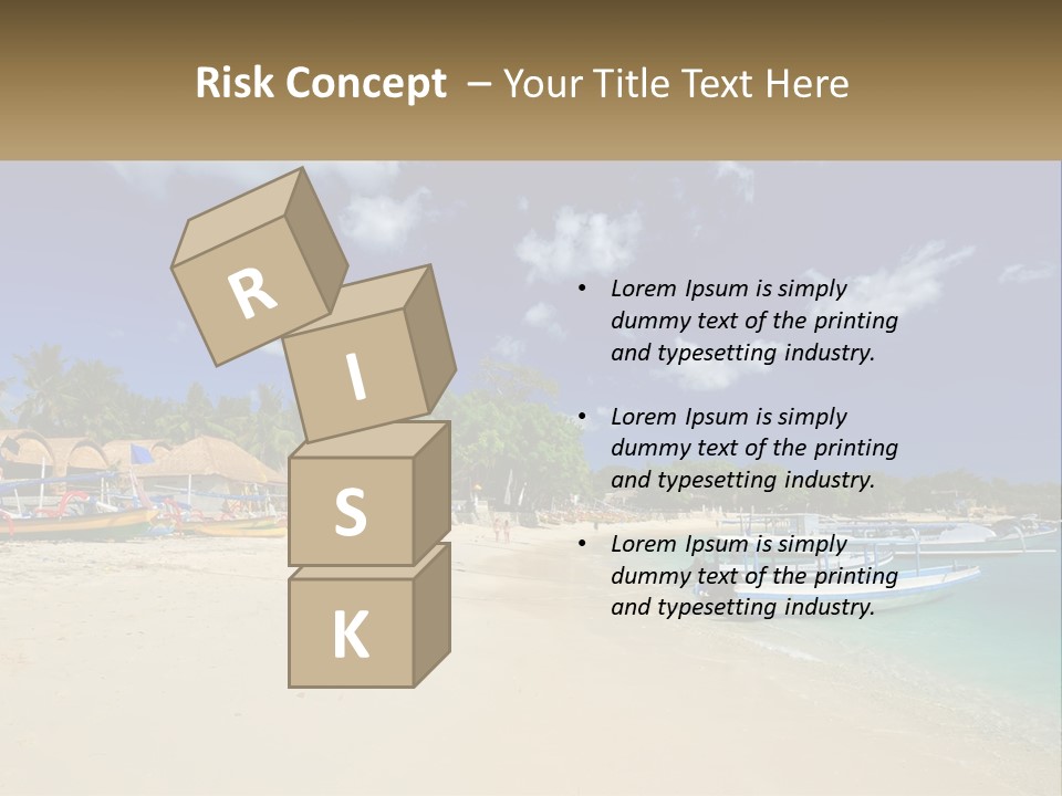 A Group Of Boats Sitting On Top Of A Sandy Beach PowerPoint Template