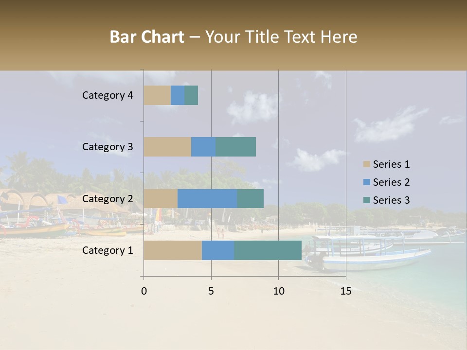 A Group Of Boats Sitting On Top Of A Sandy Beach PowerPoint Template