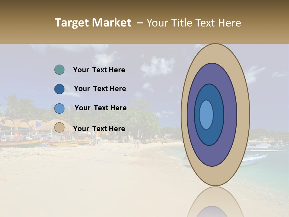 A Group Of Boats Sitting On Top Of A Sandy Beach PowerPoint Template