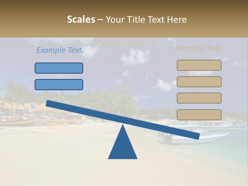 A Group Of Boats Sitting On Top Of A Sandy Beach PowerPoint Template