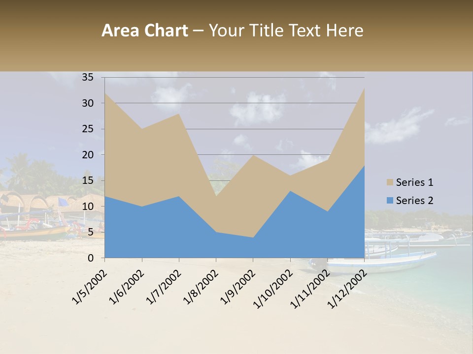 A Group Of Boats Sitting On Top Of A Sandy Beach PowerPoint Template